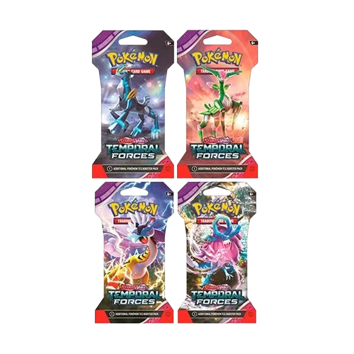 Temporal Forces Sleeved Booster Pack Art Bundle (Set of 4)