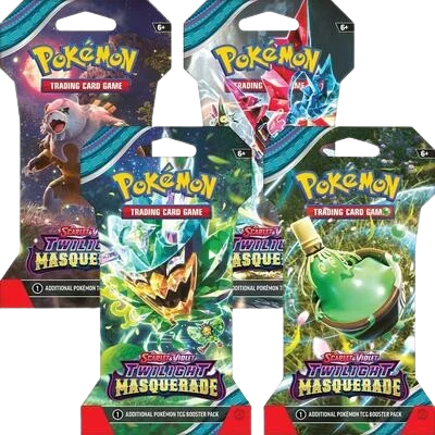 Twilight Masquerade Sleeved Booster Pack Art Bundle (Set of 4)