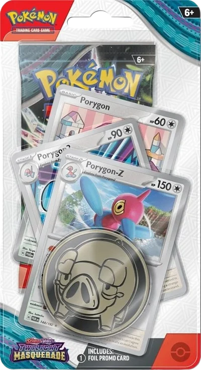 Twilight Masquerade Premium Checklane Blister - Porygon