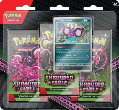 Shrouded Fable 3-Pack Blister - Pecharunt