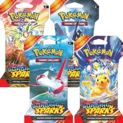 Surging Sparks Sleeved Booster Pack Bundle (Set of 4)