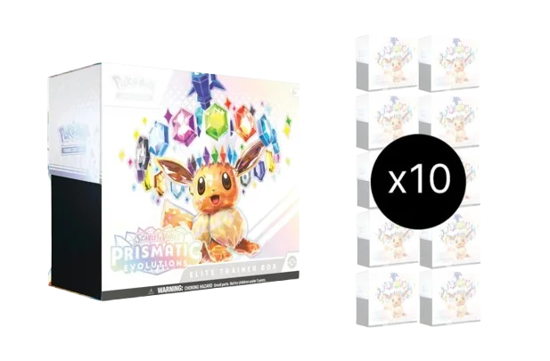 Prismatic Evolutions Elite Trainer Box Case