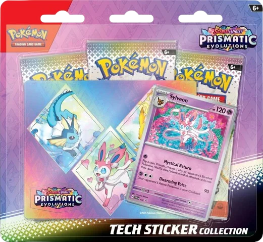 Prismatic Evolutions Tech Sticker Collection - Sylveon