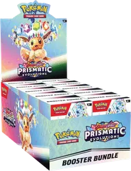 Prismatic Evolutions Booster Bundle Display
