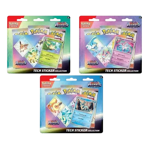 Prismatic Evolutions Tech Sticker Collection (Set of 3)