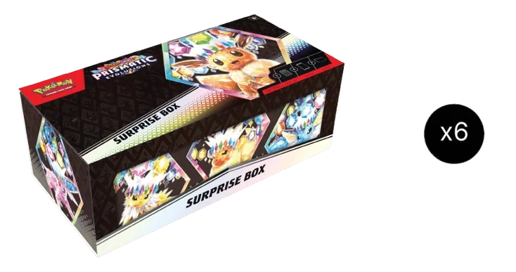 Prismatic Evolutions Surprise Box Case