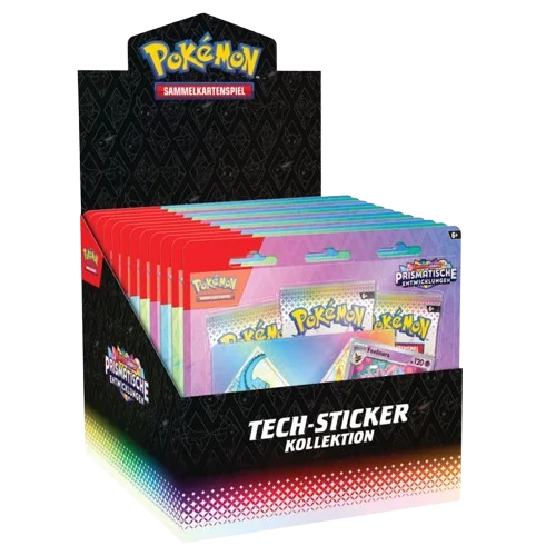 Prismatic Evolutions Tech Sticker Collection Case