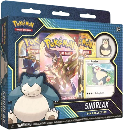 Sword & Shield Snorlax Pin Collection