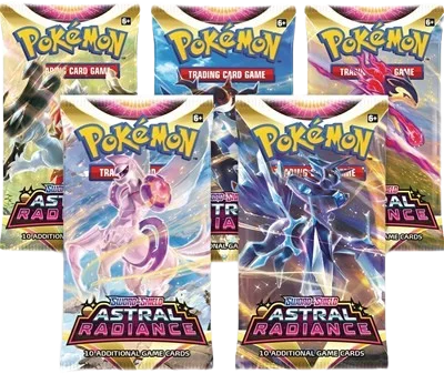 Astral Radiance Booster Pack Art Bundle (Set of 5)