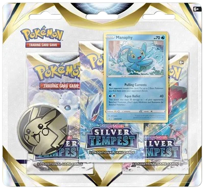 Silver Tempest 3-Pack Blister - Manaphy