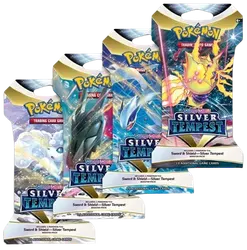 Silver Tempest Sleeved Booster Pack Art Bundle (Set of 4)