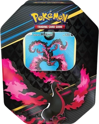 Crown Zenith Tin - Galarian Moltres (International Version)