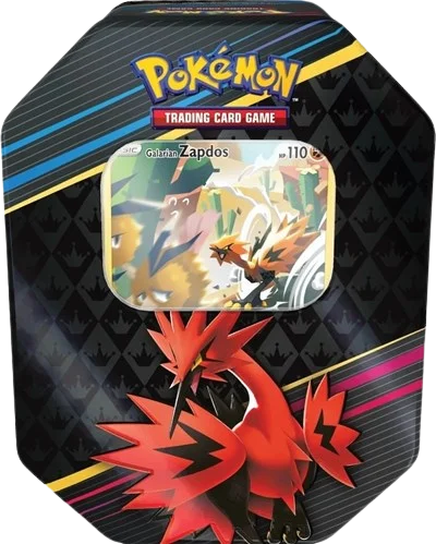 Crown Zenith Tin - Galarian Zapdos (International Version)