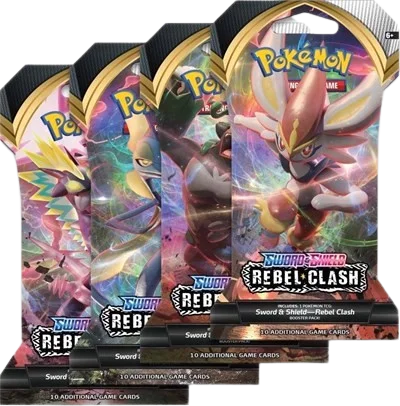 Rebel Clash Sleeved Booster Pack Art Bundle (Set of 4)