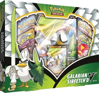 Darkness Ablaze Galarian Sirfetch'd V Box