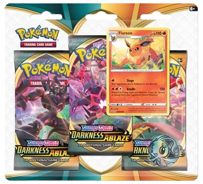 Darkness Ablaze 3 Pack Blister - Flareon
