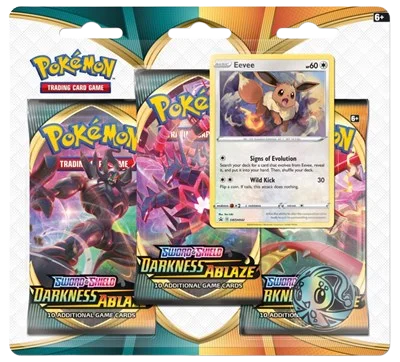 Darkness Ablaze 3 Pack Blister - Eevee
