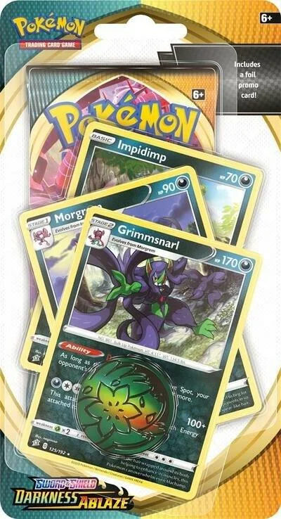 Darkness Ablaze Premium Checklane Blister - Grimmsnarl