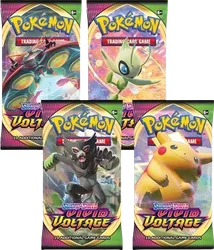 Vivid Voltage Booster Pack Art Bundle (Set of 4)