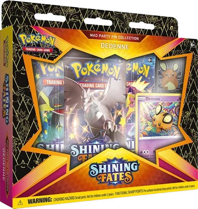 Shining Fates Mad Party Pin Collection - Dedenne