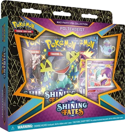 Shining Fates Mad Party Pin Collection - Polteageist