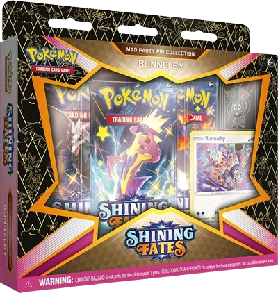 Shining Fates Mad Party Pin Collection - Bunnelby