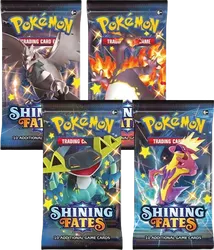 Shining Fates Booster Pack Art Bundle (Set of 4)