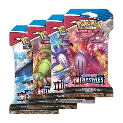 Battle Styles Sleeved Booster Pack Art Bundle (Set of 4)