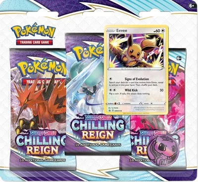 Chilling Reign 3-Pack Blister - Eevee