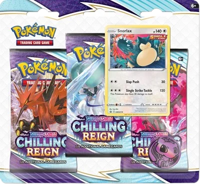 Chilling Reign 3-Pack Blister - Snorlax