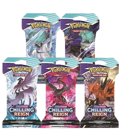 Chilling Reign Sleeved Booster Pack Art Bundle (Set of 5)