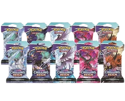 Chilling Reign Sleeved Booster Pack Bundle (Set of 10)