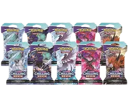 Chilling Reign Sleeved Booster Pack Bundle (Set of 10)