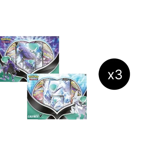 Chilling Reign Ice Rider/ Shadow Rider Calyrex V Box Case