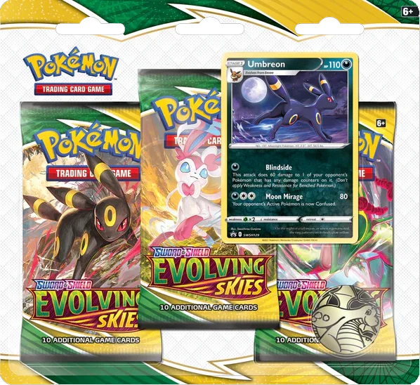 Evolving Skies 3-Pack Blister - Umbreon