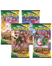 Evolving Skies Booster Pack Art Bundle (Set of 4)