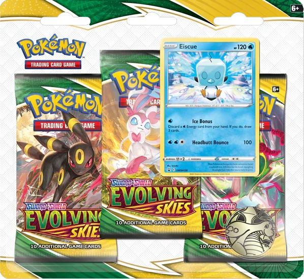 Evolving Skies 3-Pack Blister - Eiscue