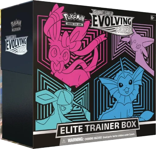 Evolving Skies Elite Trainer Box - Glaceon/Vaporeon/Sylveon/Espeon