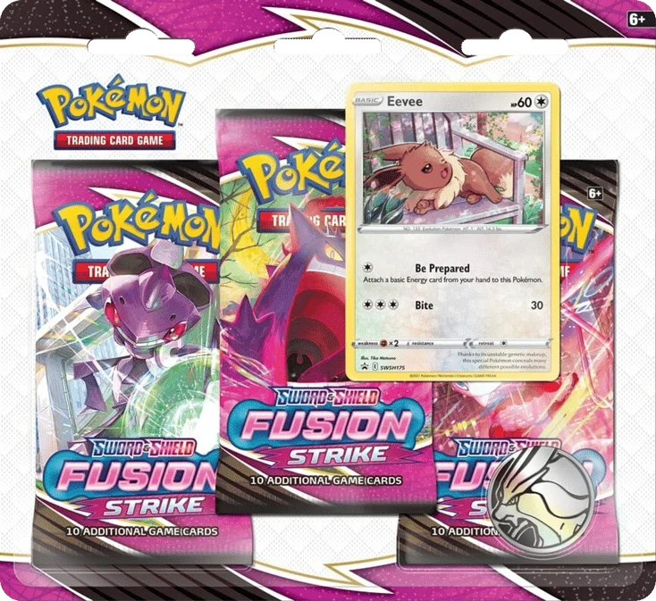 Fusion Strike 3-Pack Blister - Eevee