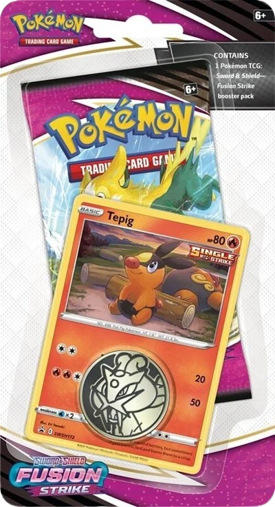 Fusion Strike Single Pack Blister - Tepig