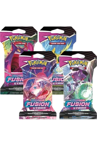 Fusion Strike Sleeved Booster Pack Art Bundle (Set of 4)