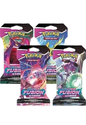 Fusion Strike Sleeved Booster Pack Art Bundle (Set of 4)