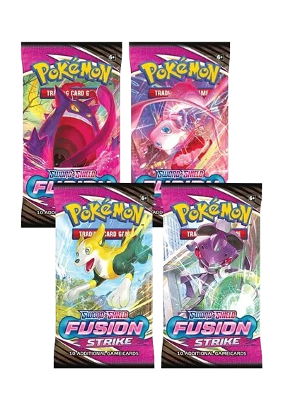 Fusion Strike Booster Pack Art Bundle (Set of 4)