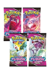 Fusion Strike Booster Pack Art Bundle (Set of 4)