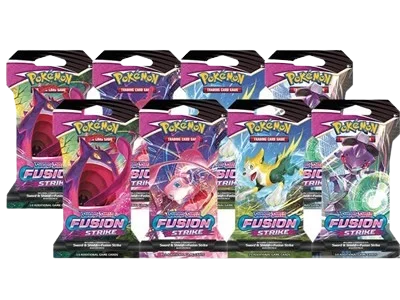 Fusion Strike Sleeved Booster Pack Bundle (Pack of 8)