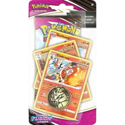 Fusion Strike Premium Checklane Blister - Cinderace