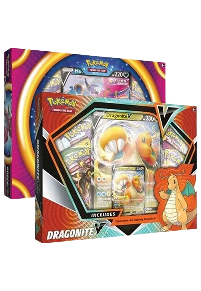 Fusion Strike Hoopa V Box / Dragonite V Box (Set of 2)