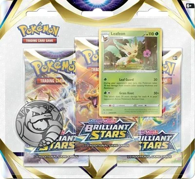 Brilliant Stars 3-Pack Blister - Leafeon