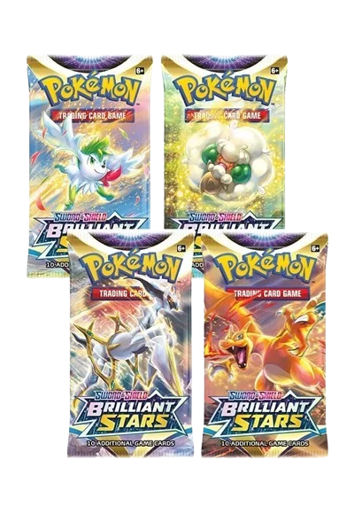 Brilliant Stars Booster Pack Art Bundle (Set of 4)