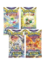 Brilliant Stars Booster Pack Art Bundle (Set of 4)